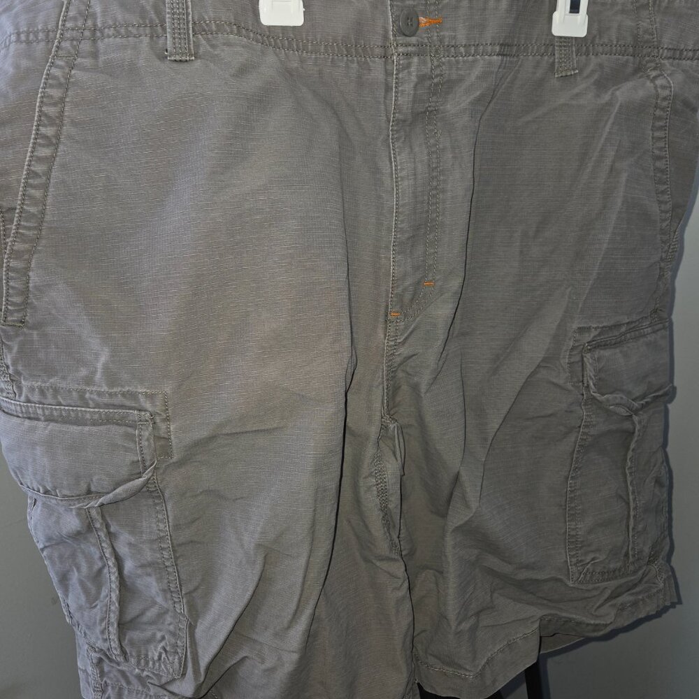 42 Waist LL Bean Grey Cargo Shorts